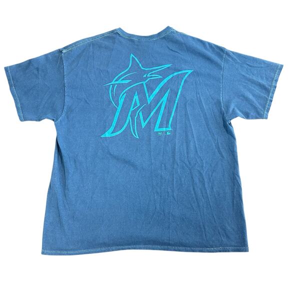 Vintage Tubular Men's Miami Marlins Short Sleeve T Shirt Plus Size 2X - Picture 2 of 4